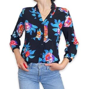 Maeve Floral Button Down